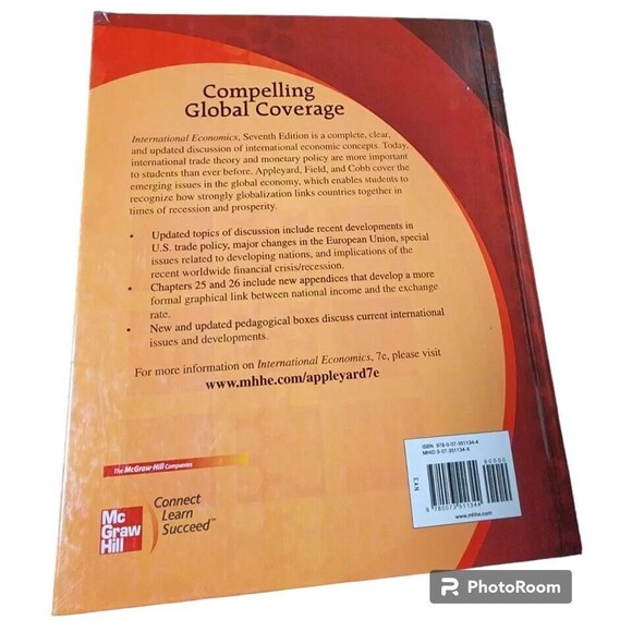 International Economics by Steven Cobb, Dennis R. Appleyard and Alfred J.... - Picture 2 of 5